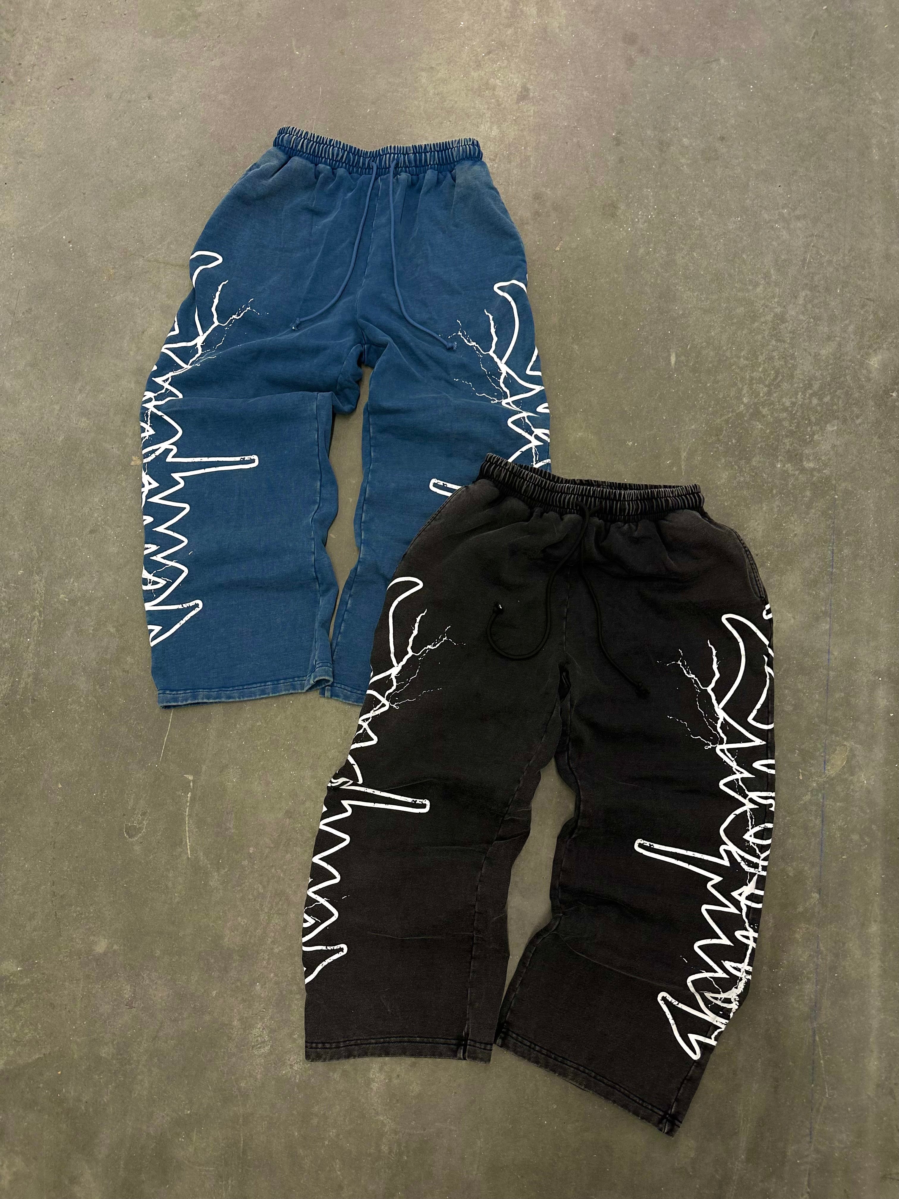 LIGHTNING PANTS BLACK