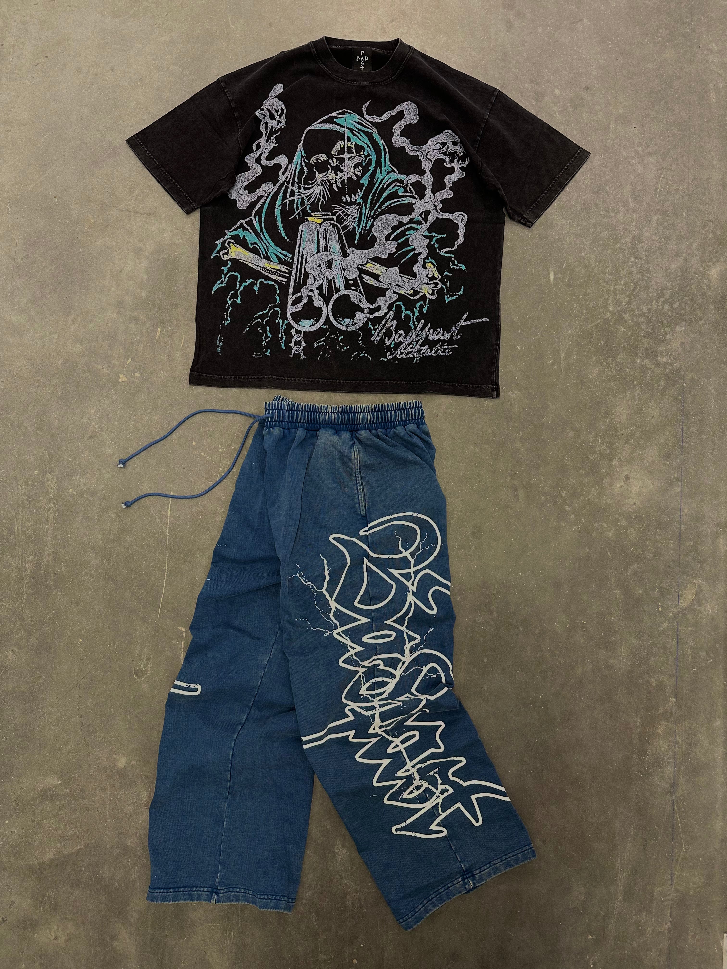 LIGHTNING PANTS BLUE