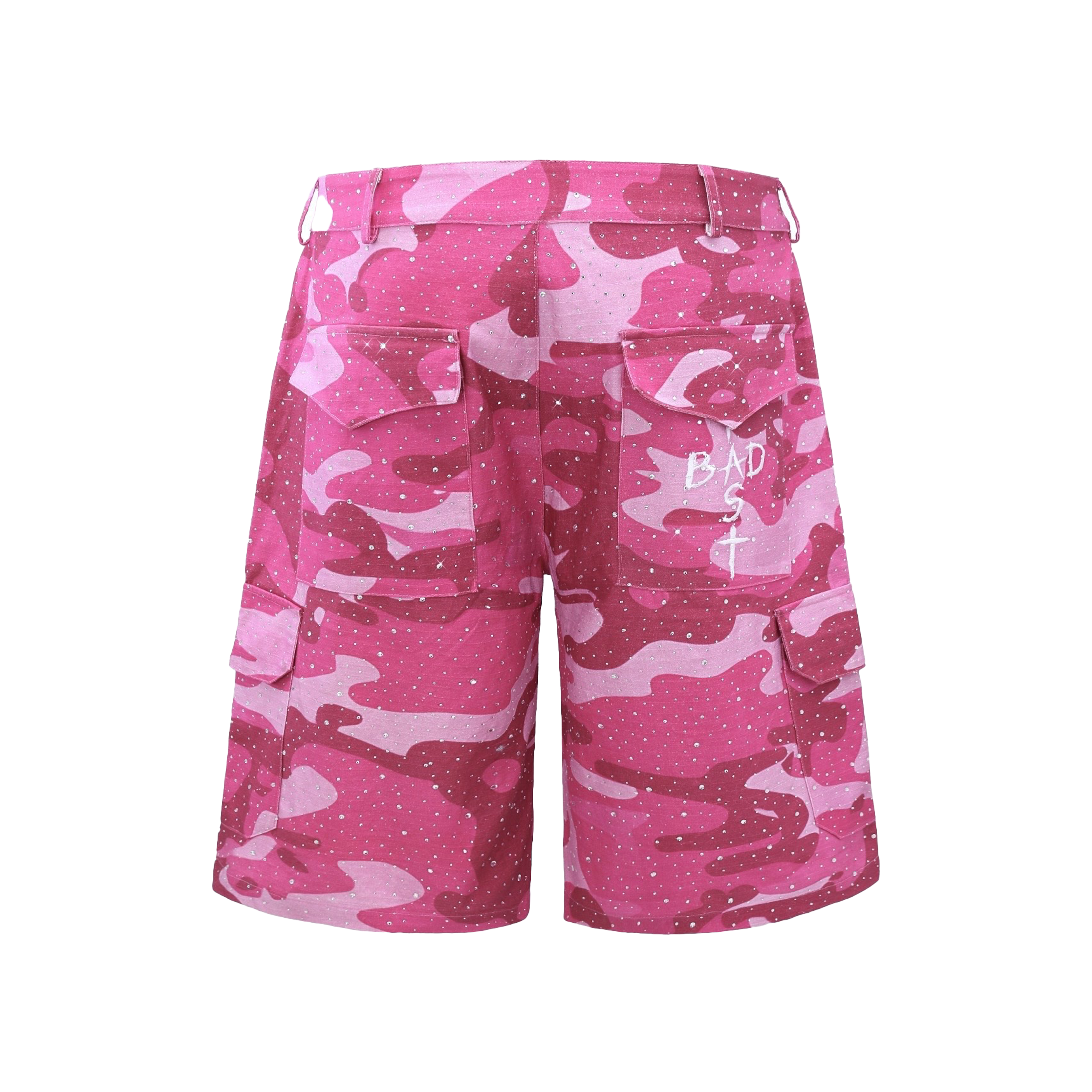 Camo Rhinestone Shorts