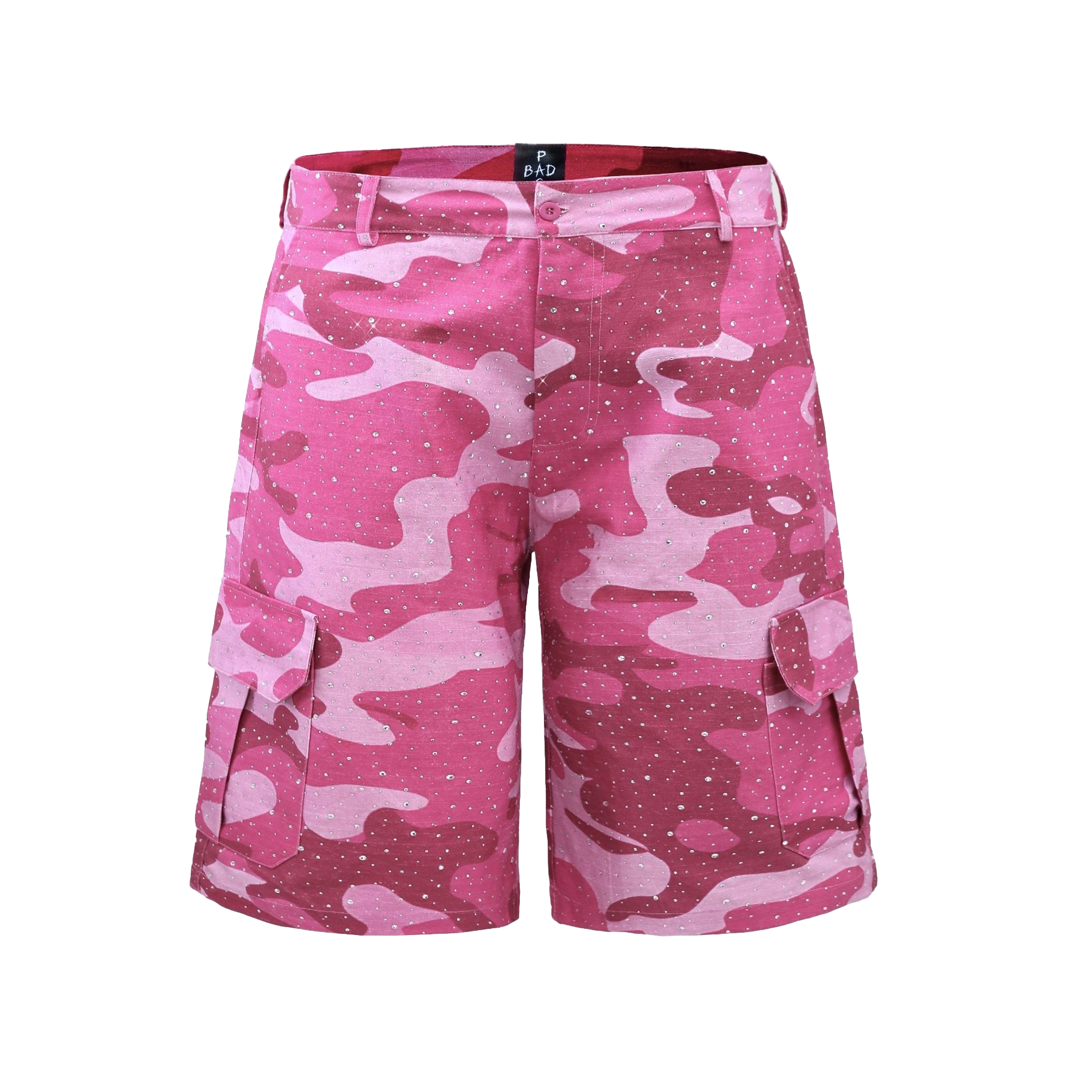 Camo Rhinestone Shorts